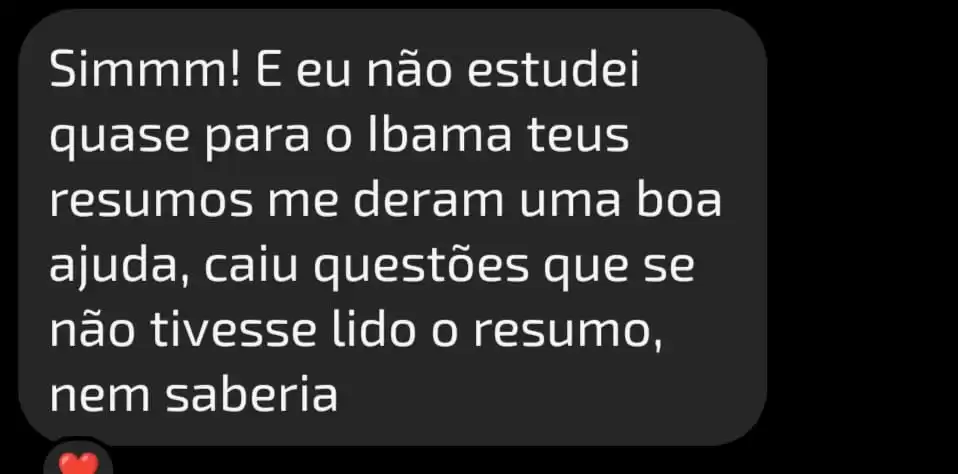 Depoimento de aluno