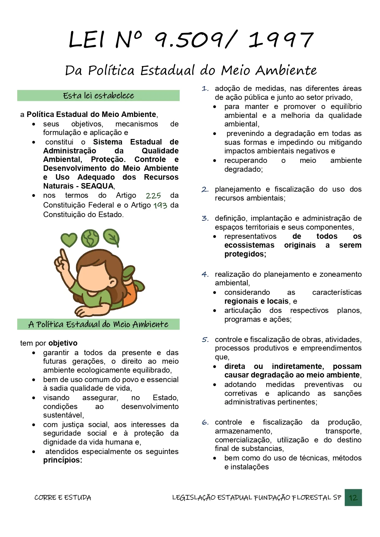 Amostra do material — legislação estadual