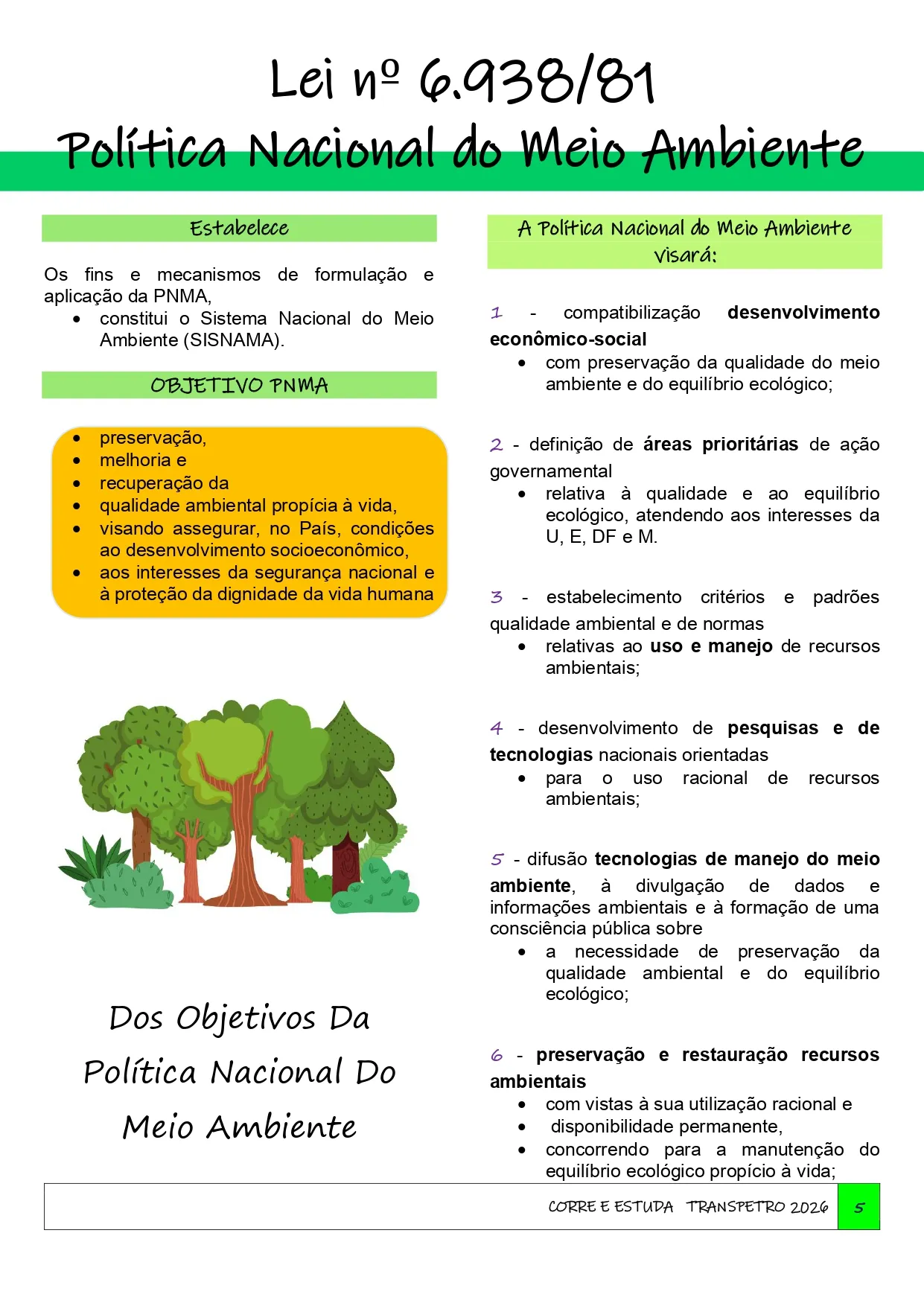 Página de amostra do material